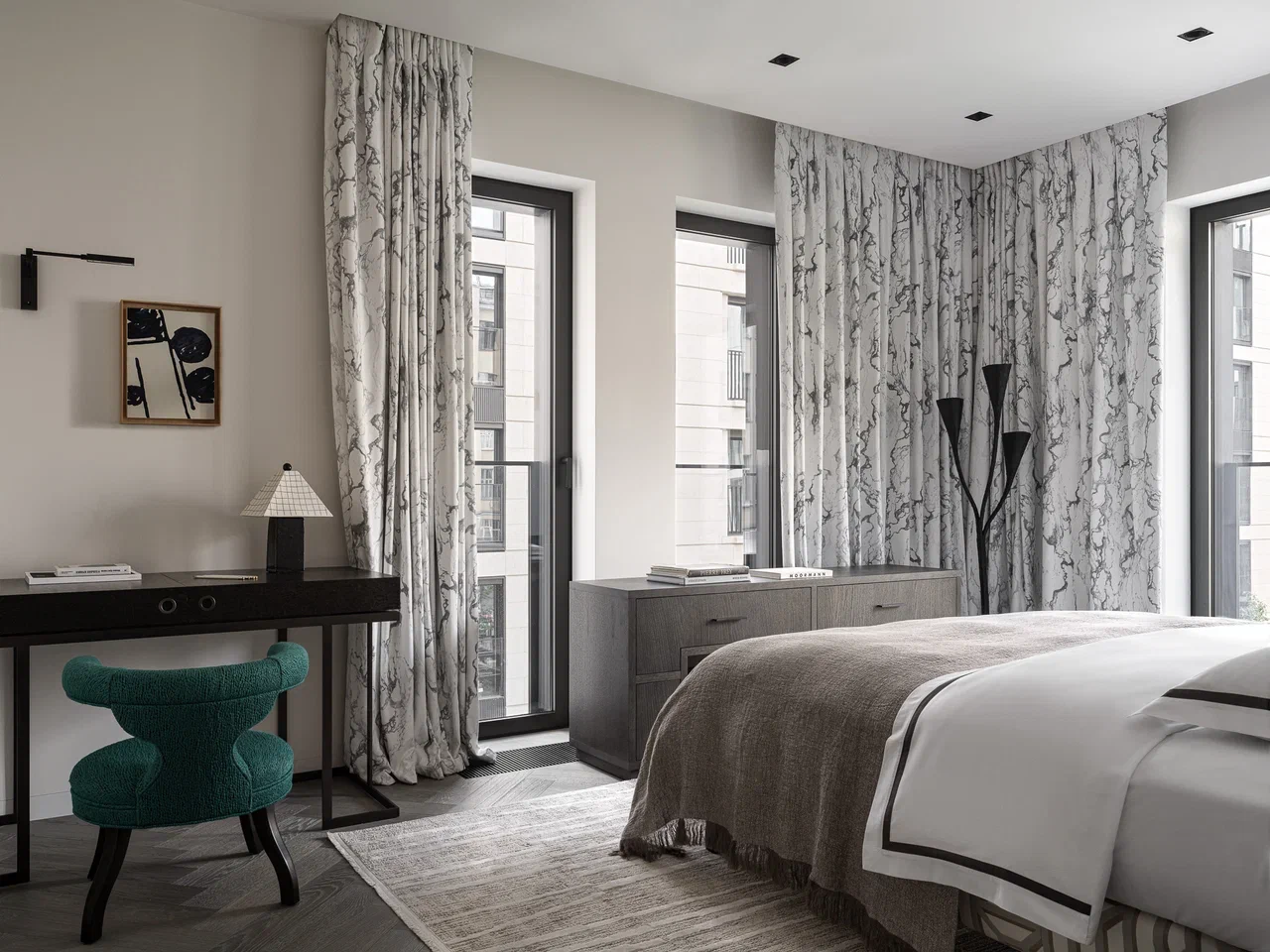 chambre décoration contemporaine et art déco