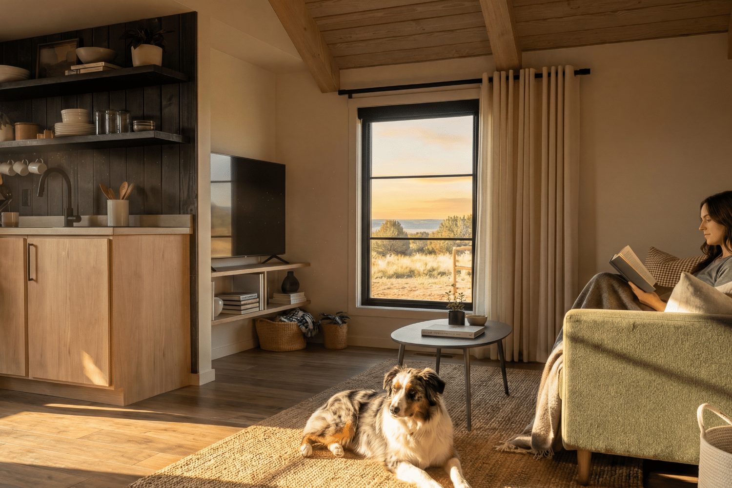 intérieur petite maison 36m2 The Kodiak par Zook Cabins intérieur petite maison 36m2 The Kodiak par Zook Cabins