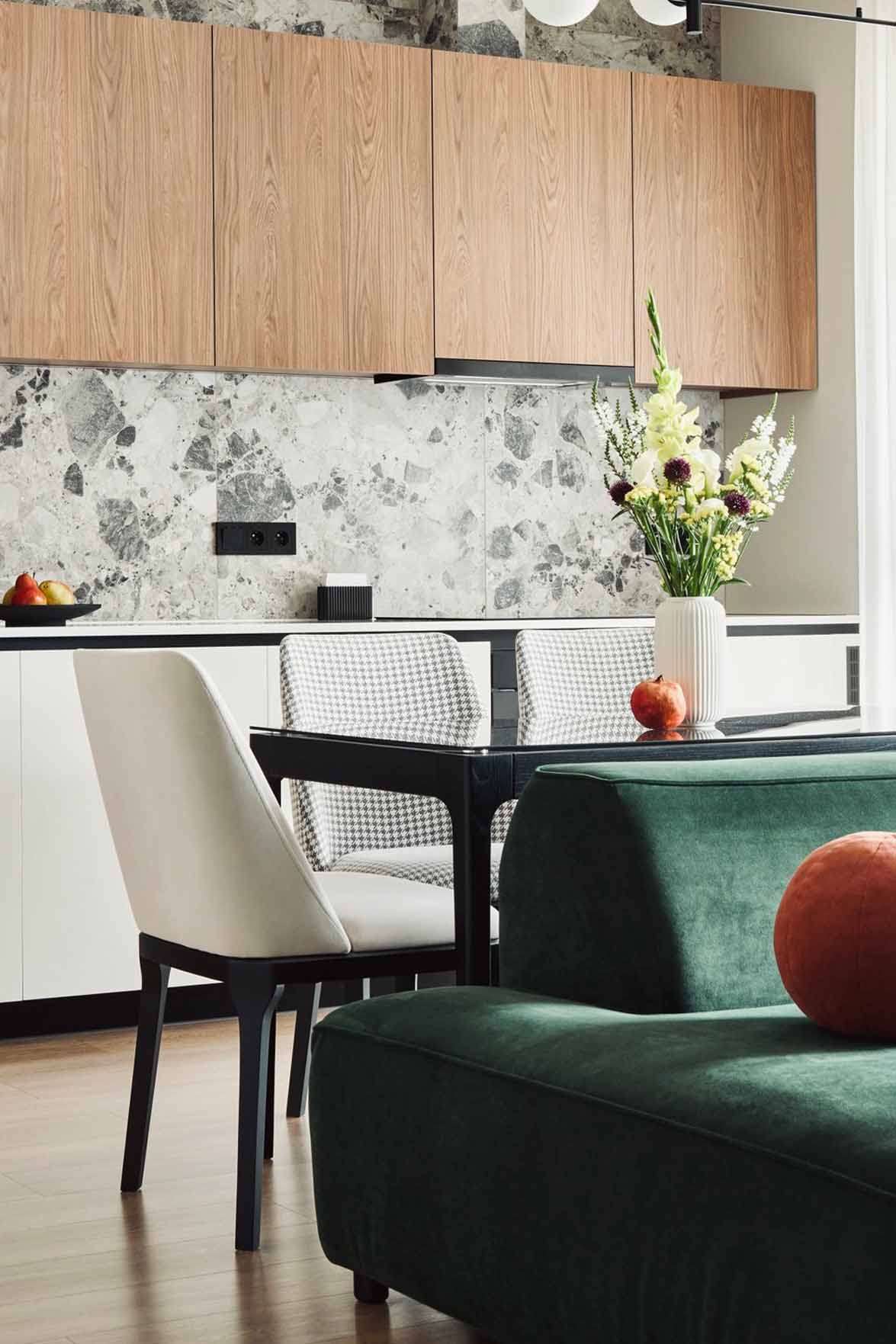 cuisine design ouverte appartement 105m2 décoration contemporaine cuisine design ouverte appartement 105m2 décoration contemporaine