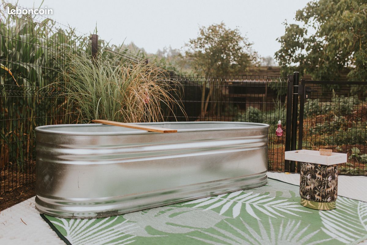 mini piscine tank métal façon abreuvoir ovale mini piscine tank métal façon abreuvoir ovale