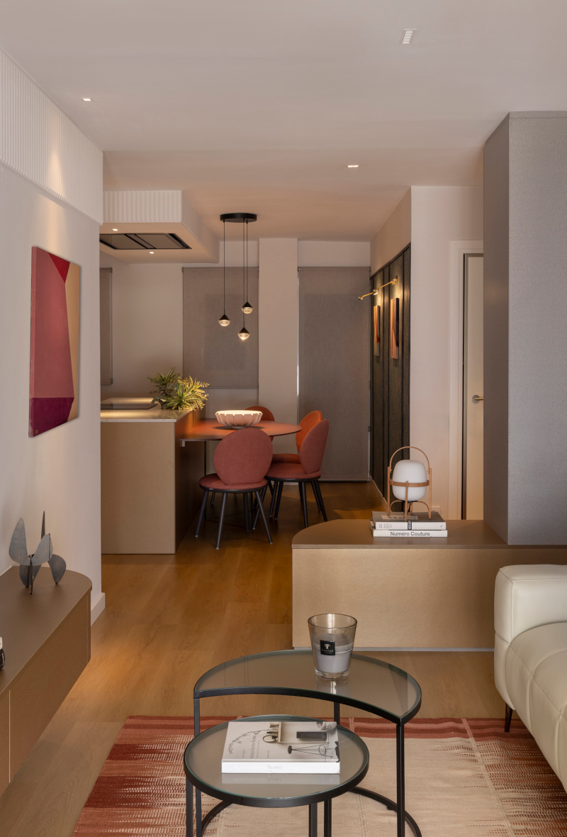 cuisine et salon décoration contemporaine appartement rénové 70m2 cuisine et salon décoration contemporaine appartement rénové 70m2
