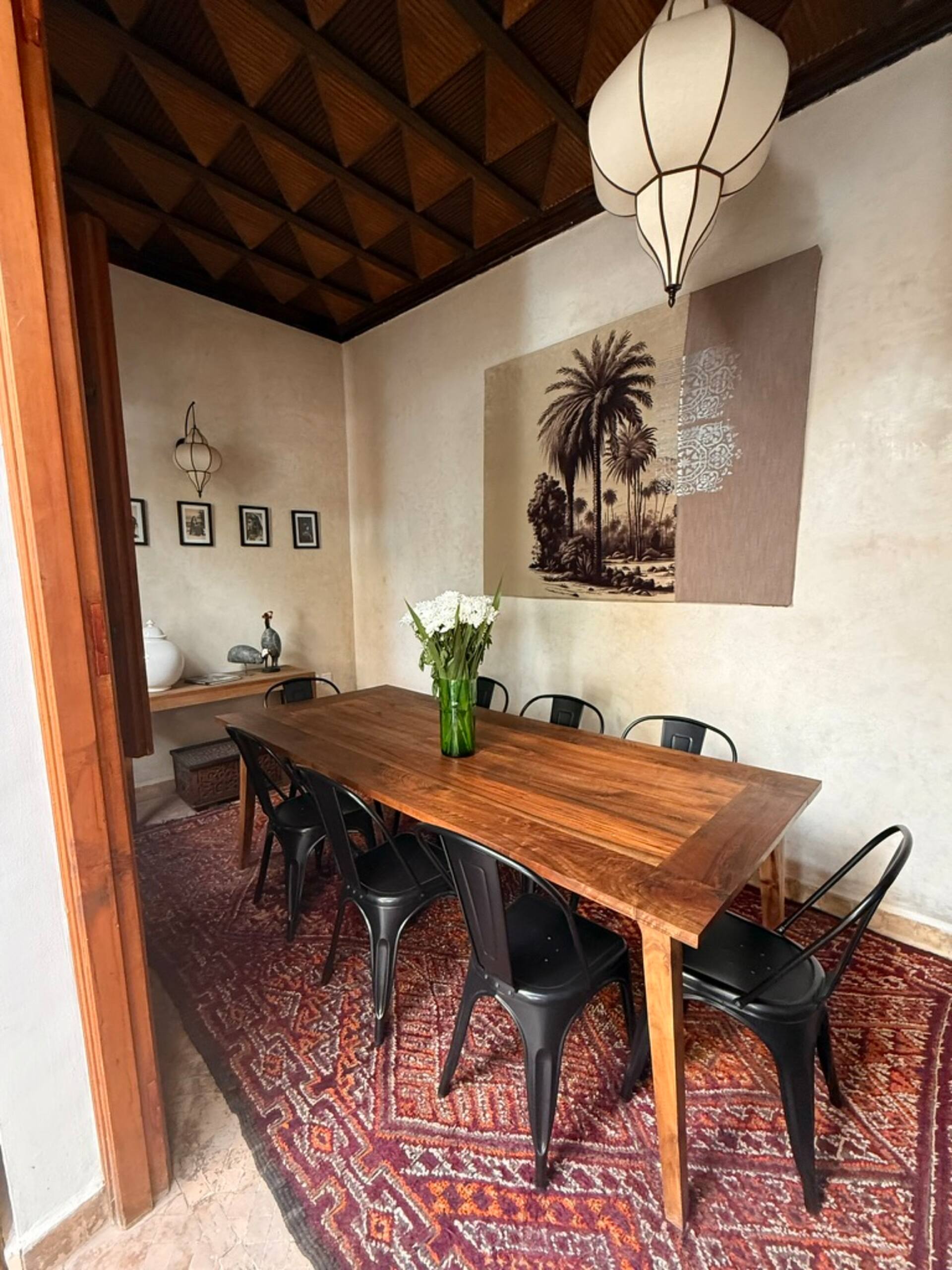 salle à manger décoration marocaine Riad Sadaka salle à manger décoration marocaine Riad Sadaka