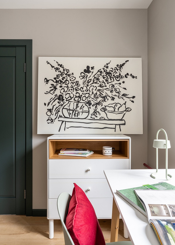 chambre avec bureau devant fenêtre studio 19m2 optimisé décoration contemporaine chambre avec bureau devant fenêtre studio 19m2 optimisé décoration contemporaine