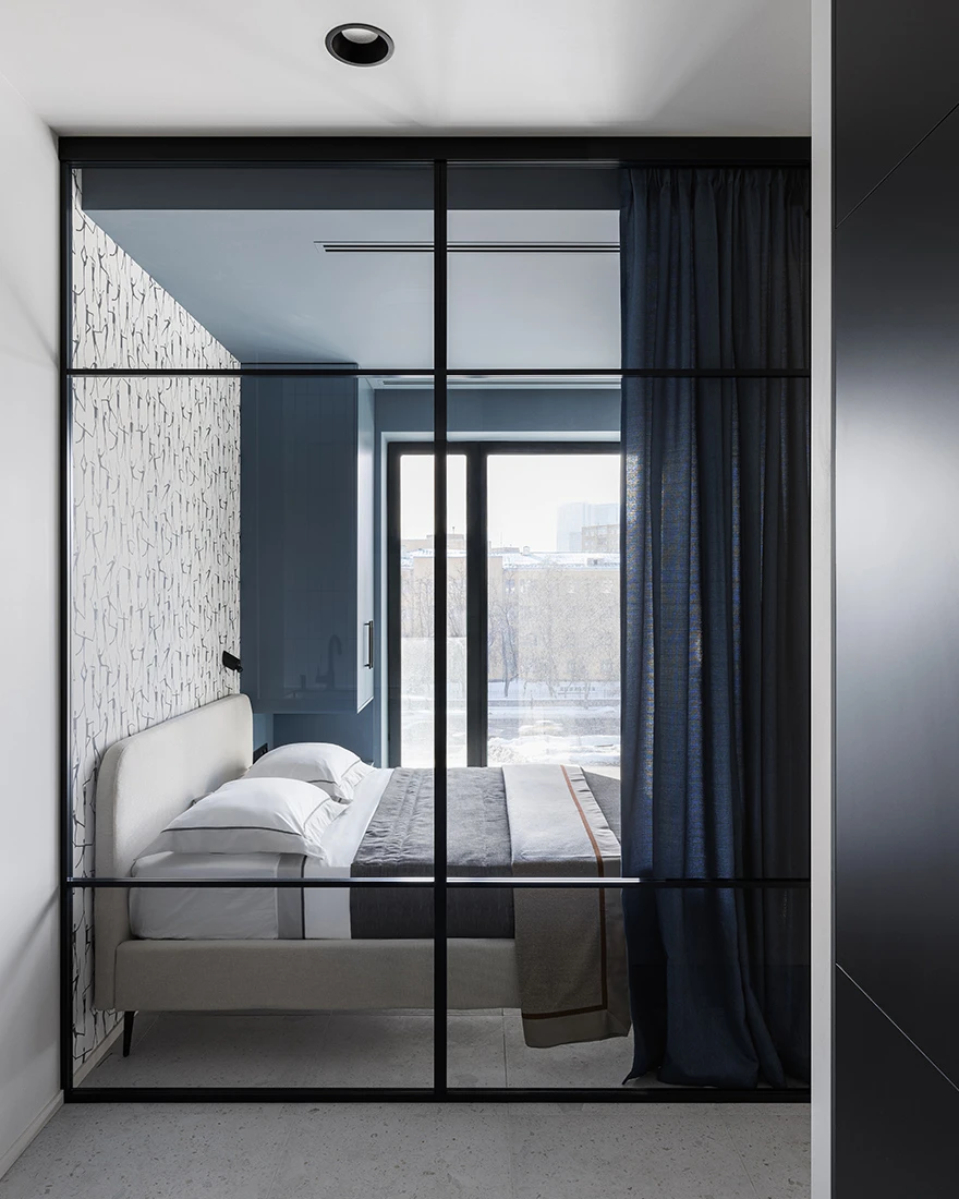 chambre avec verrière appartement design 33m2 chambre avec verrière appartement design 33m2