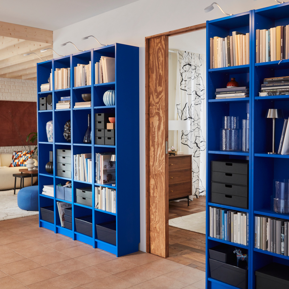 bibliothèque Billy IKEA bleu vif Les 5 meubles Ikea les plus vendus en France bibliothèque Billy IKEA bleu vif Les 5 meubles Ikea les plus vendus en France