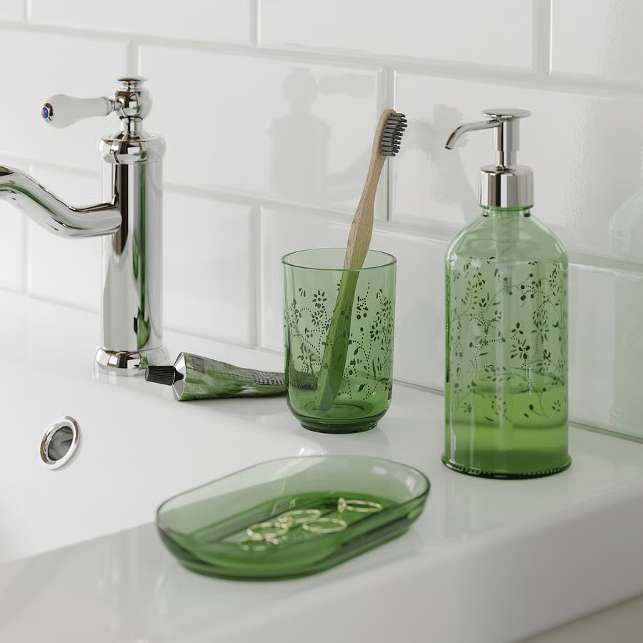 set salle de bain couleur verte nouveautés IKEA printemps 2026 set salle de bain couleur verte nouveautés IKEA printemps 2026