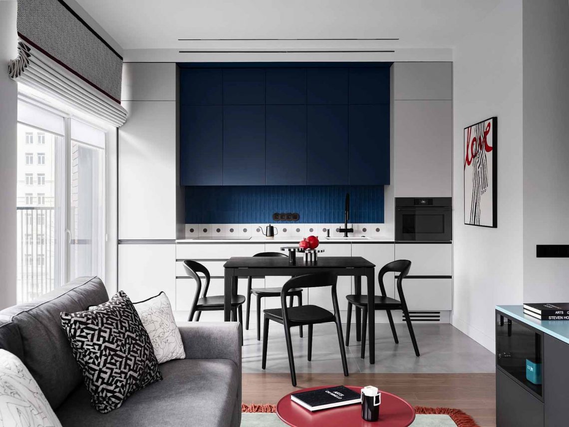 Ce deux-pièces de 55m2 cache un bureau secret pour télétravailler tranquillement