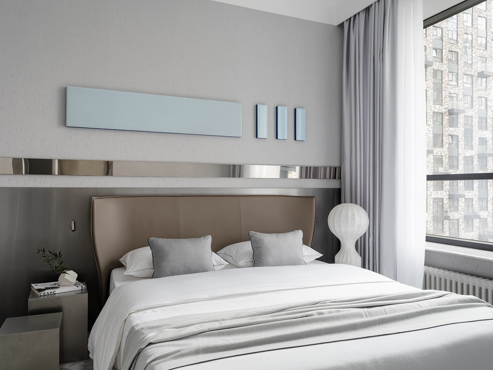 chambre deux-pièces 35m2 décoration contemporaine chambre deux-pièces 35m2 décoration contemporaine