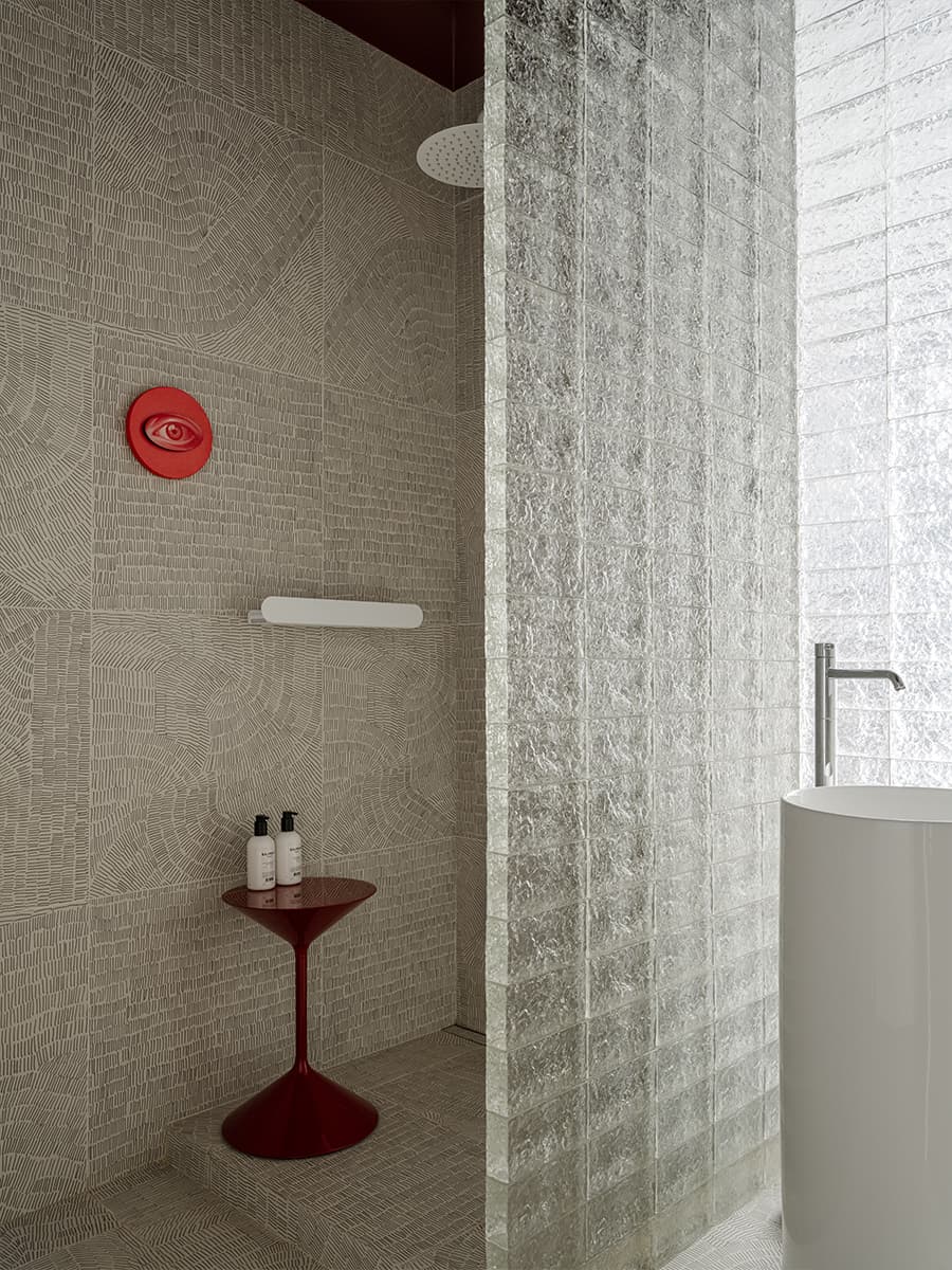 salle de bain pavés de verre deux-pièces 35m2 décoration design salle de bain pavés de verre deux-pièces 35m2 décoration design