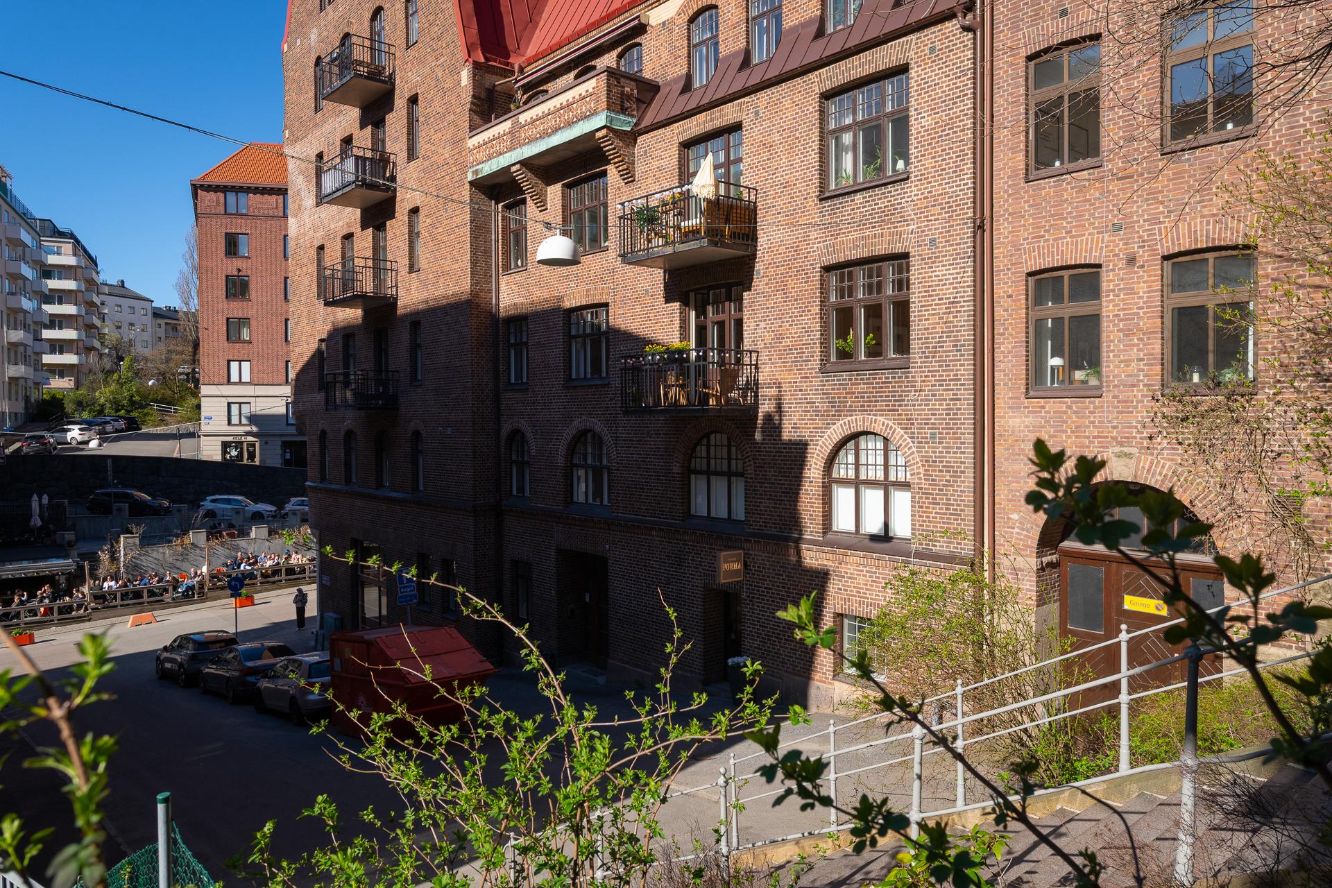 Swedish brick building
