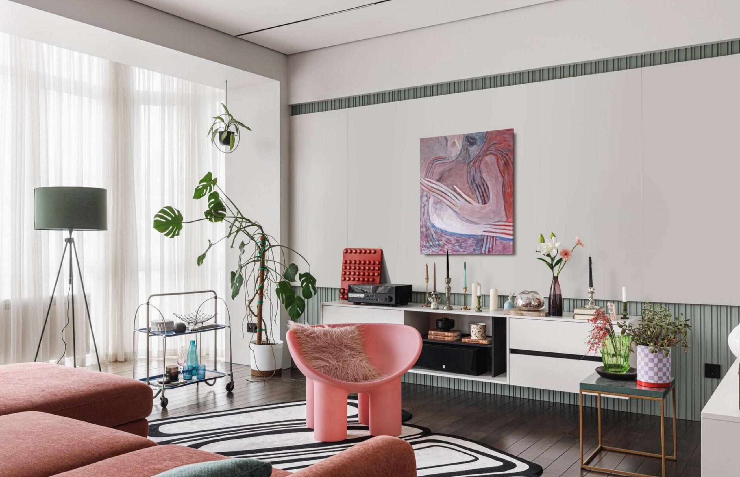 living room with pink sofa contemporary decor living room with pink sofa contemporary decor