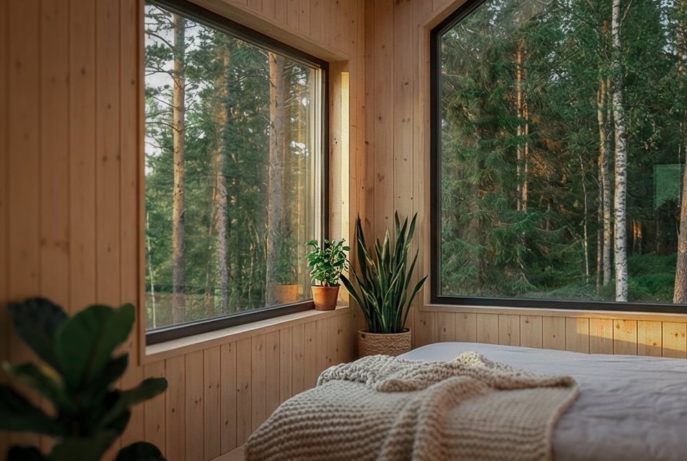 chambre petite maison mobile Tanglewood Tiny Homes