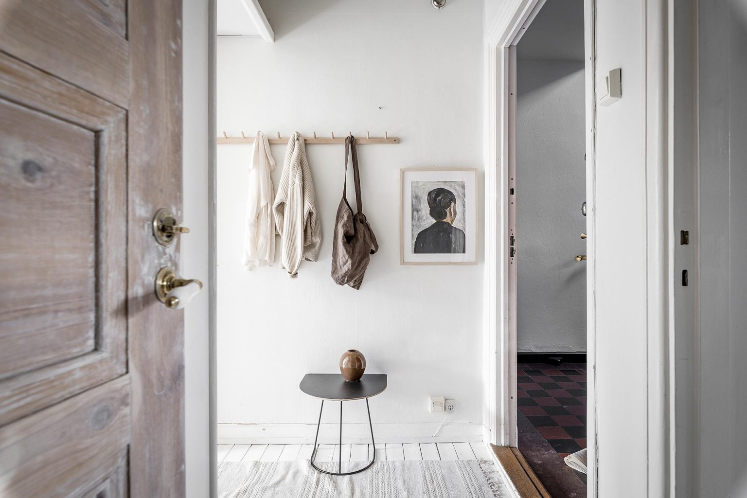 entrée décoration scandinave