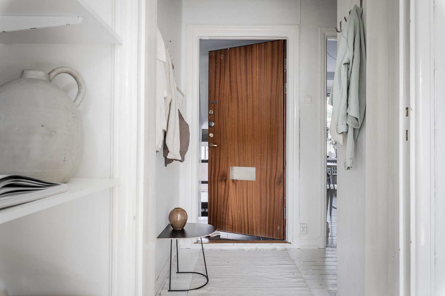 entrée studio 32m2 décoration scandinave