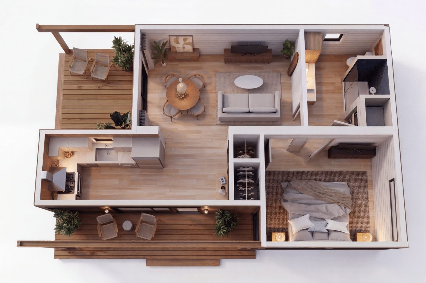 plan The Monterey Zook Cabins