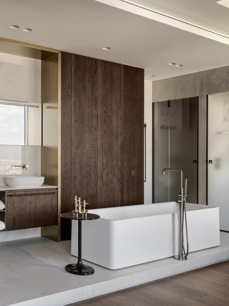 salle de bain ouverte design