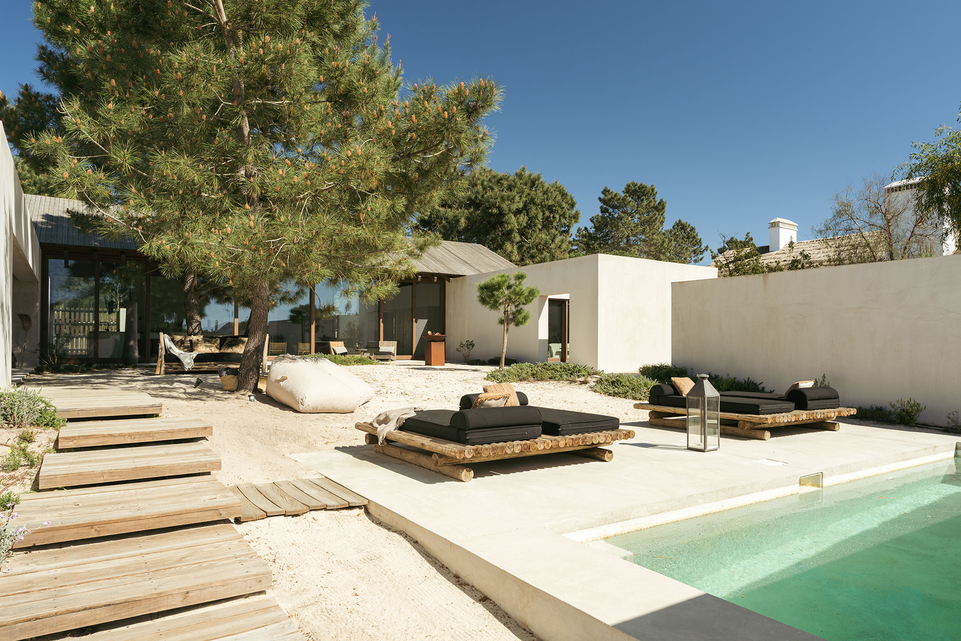terrace with pool Villa Sandstone Portugal