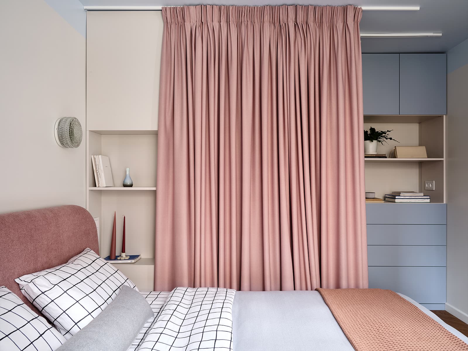 chambre rose et blanche deux-pièces 38m2 chambre rose et blanche deux-pièces 38m2