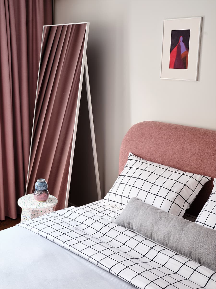 chambre rose et blanche deux-pièces 38m2 chambre rose et blanche deux-pièces 38m2