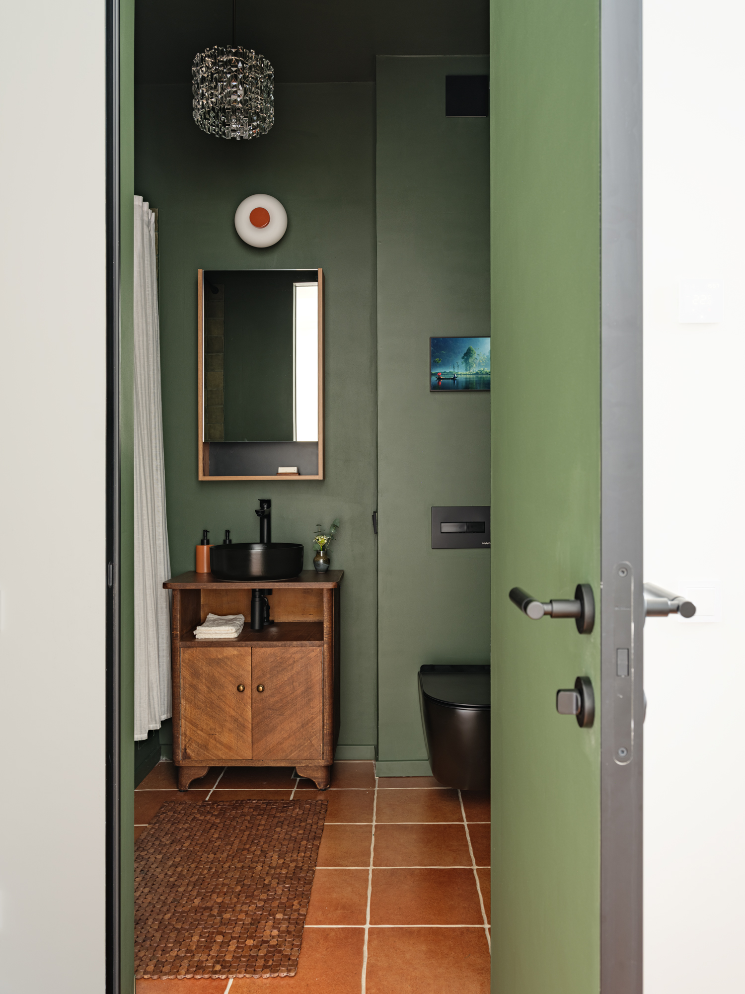 salle de bain verte style vintage salle de bain verte style vintage