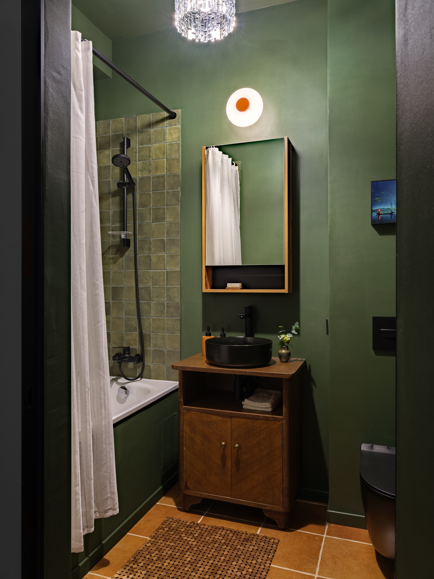 salle de bain verte style vintage salle de bain verte style vintage