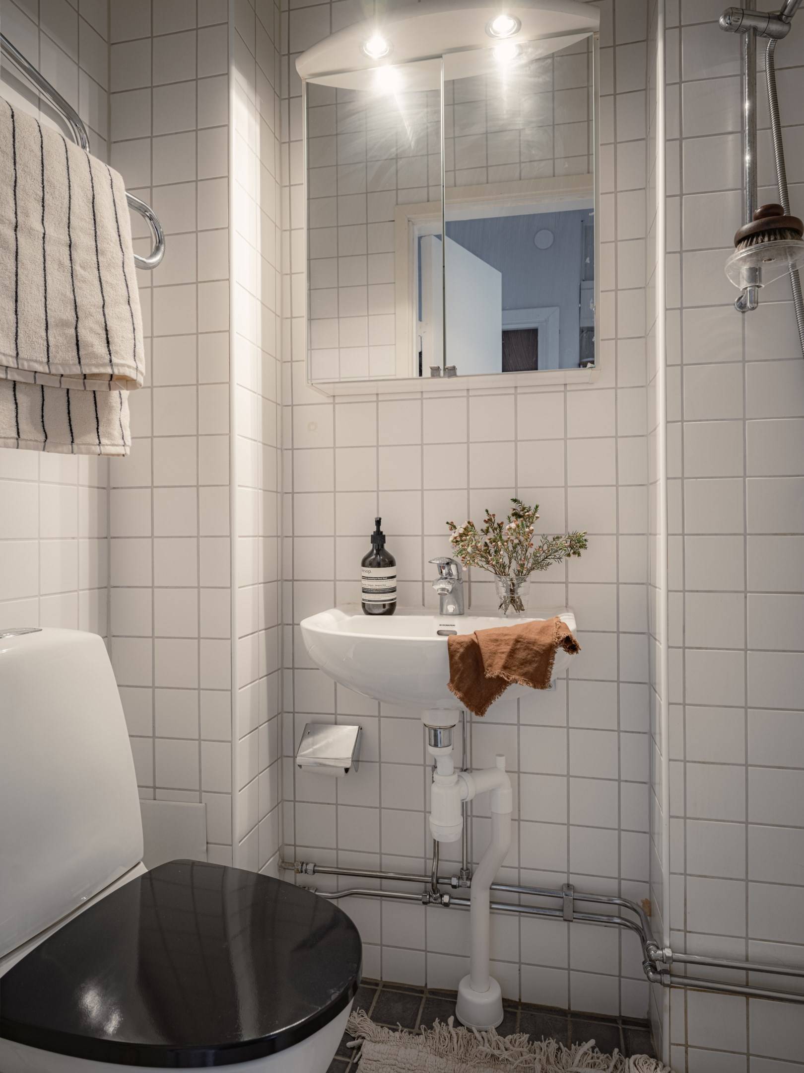 white bathroom
