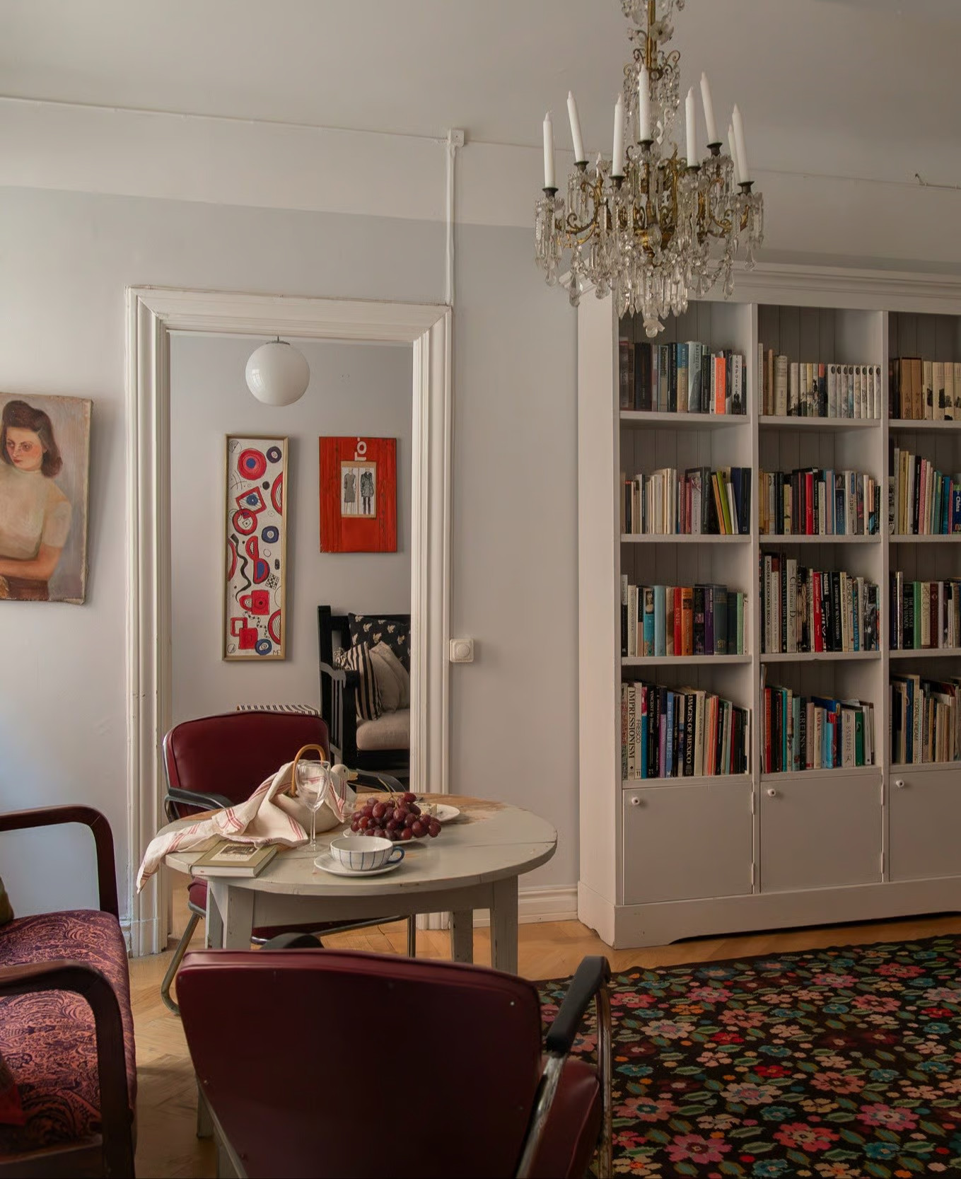 salon décoration vintage appartement 55m2 Suède salon décoration vintage appartement 55m2 Suède