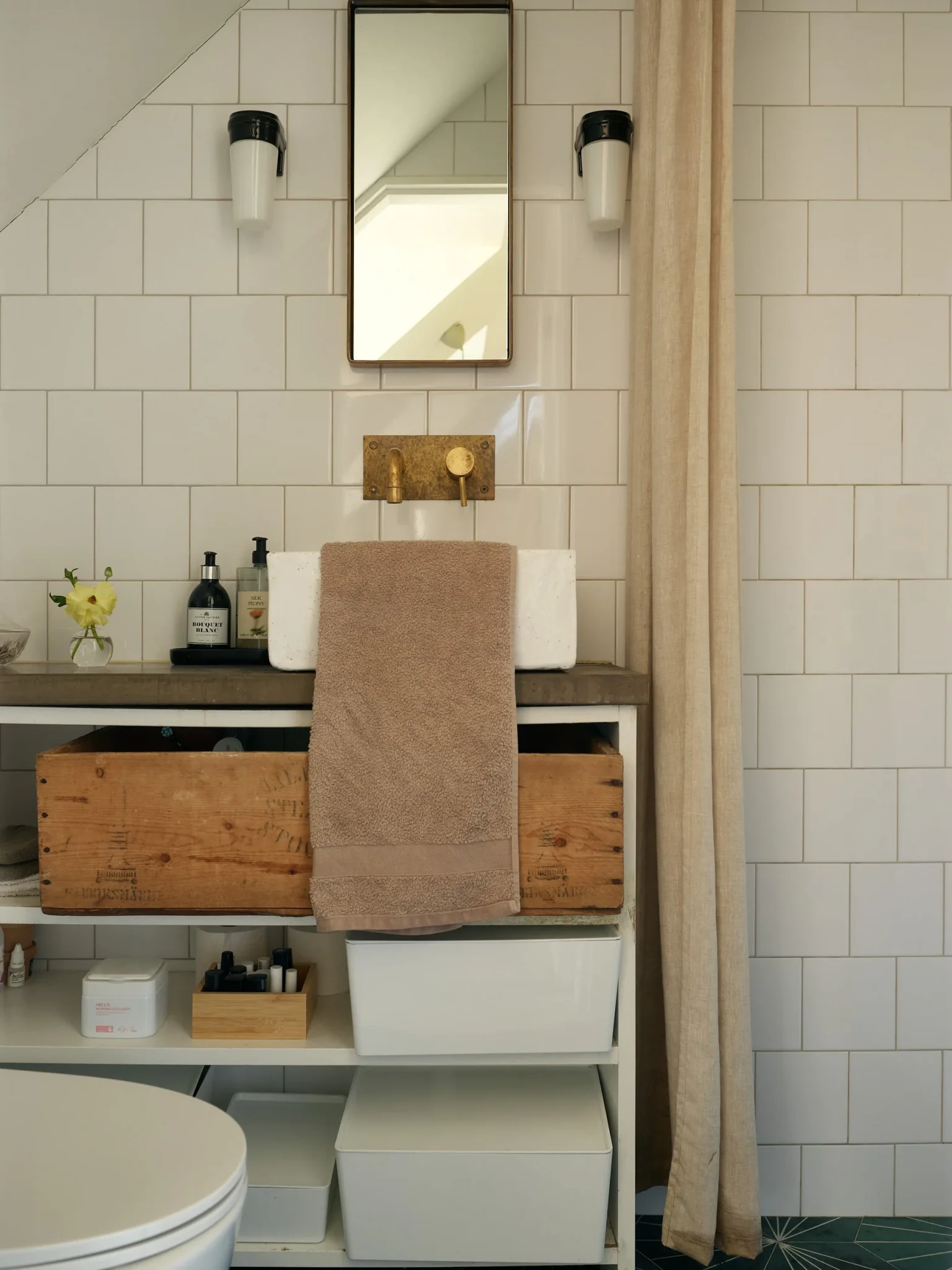 salle de bain vintage