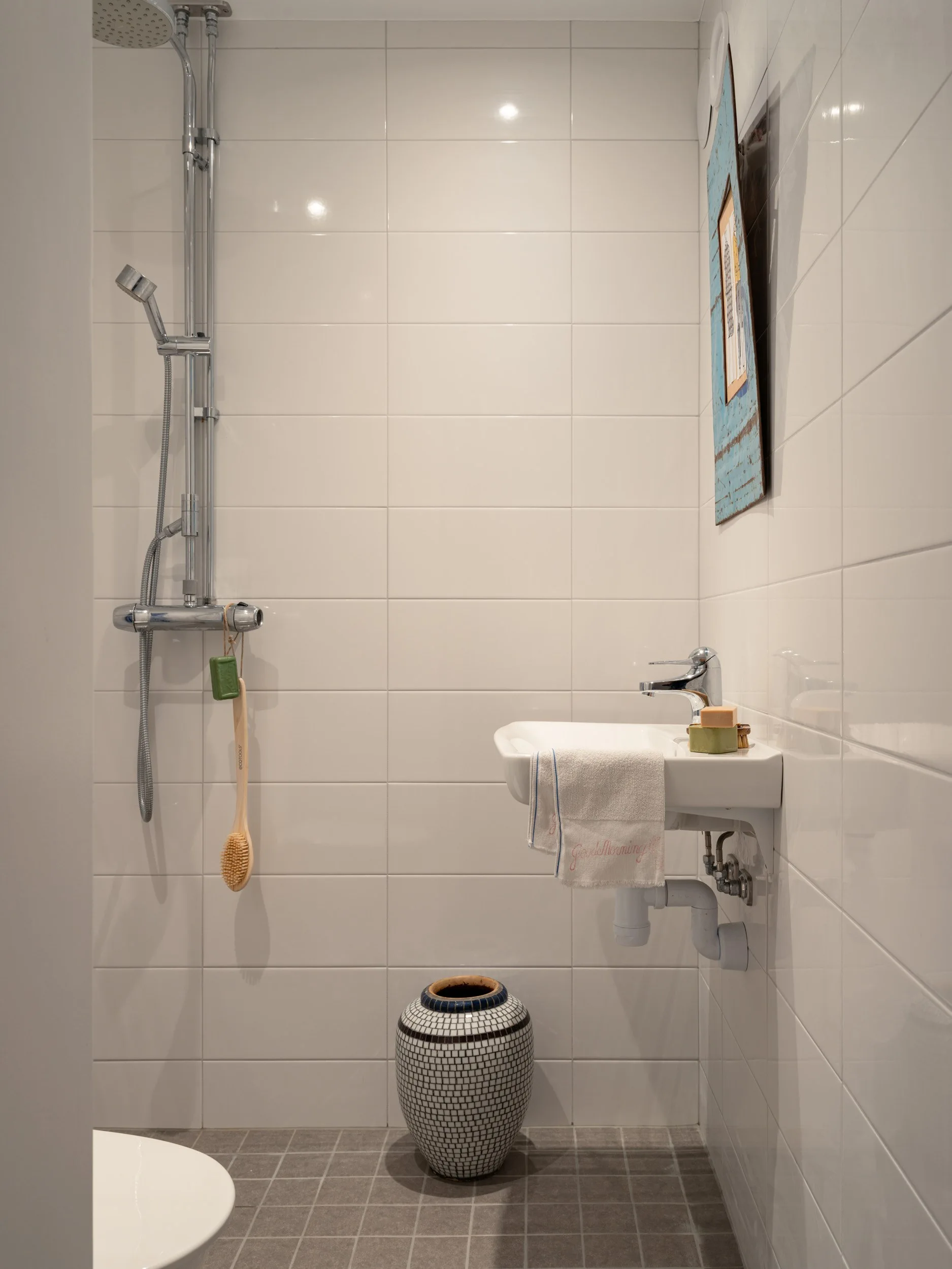 white bathroom