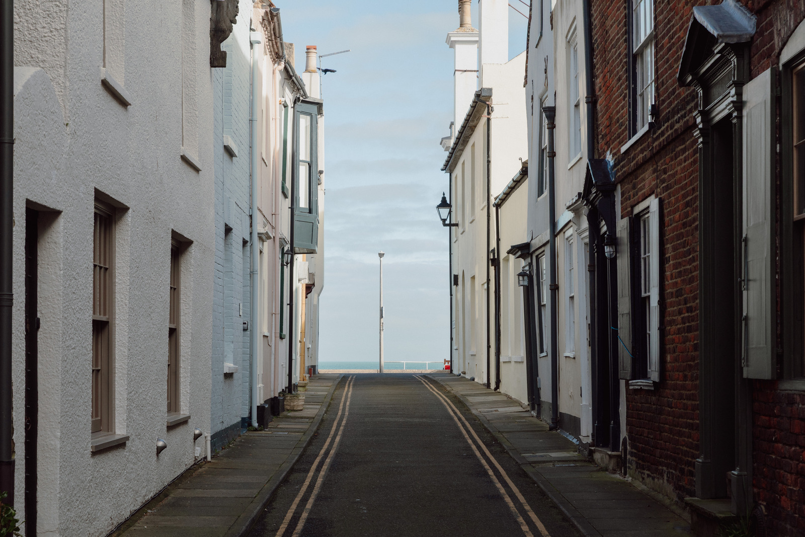 rue ville bord de mer dans le Kent Angleterre rue ville bord de mer dans le Kent Angleterre