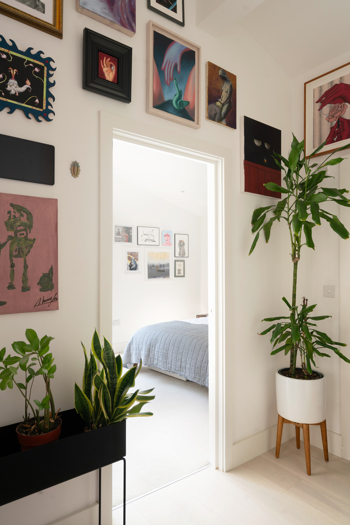 hallway vintage decor