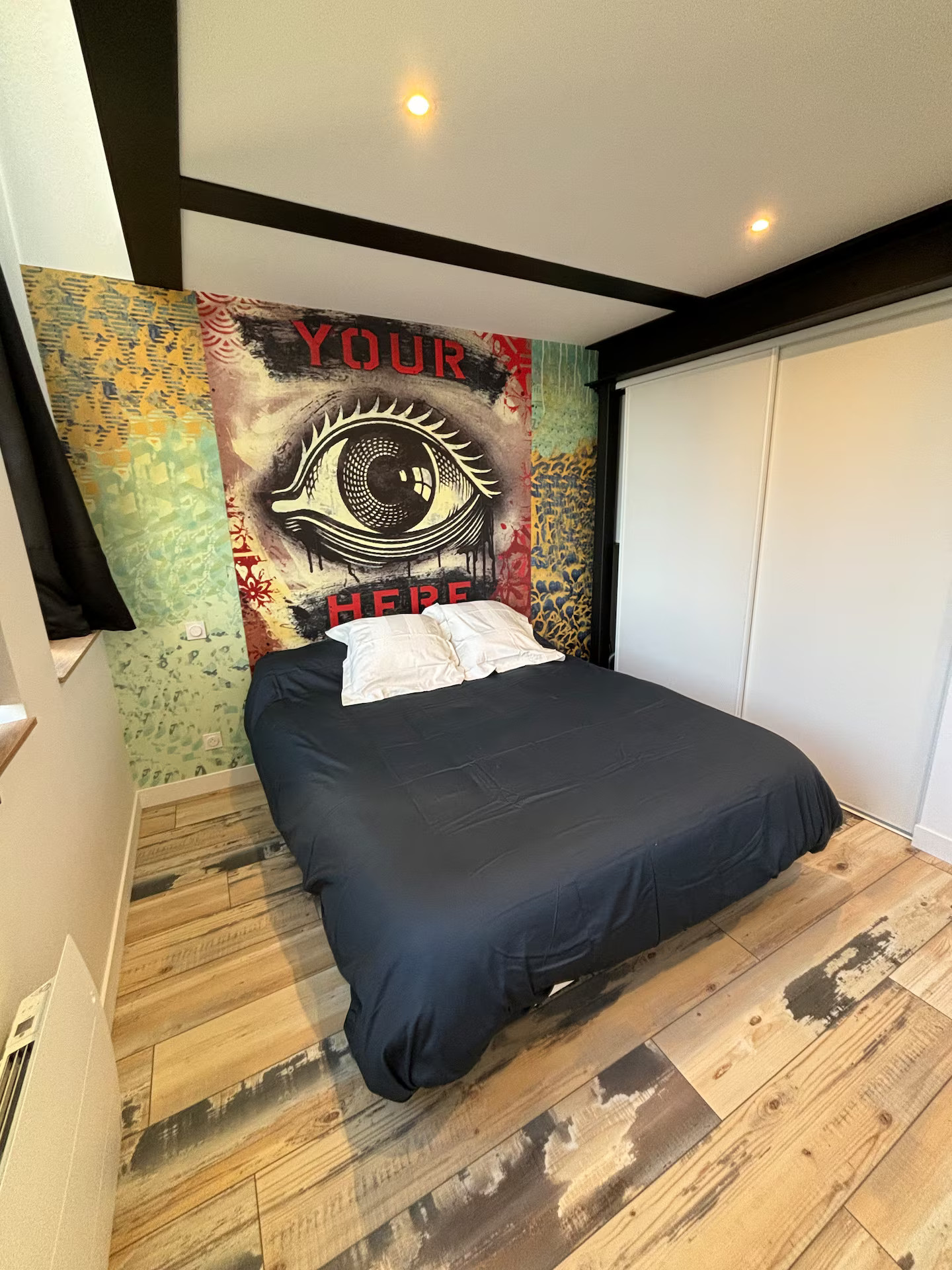 chambre décoration loft