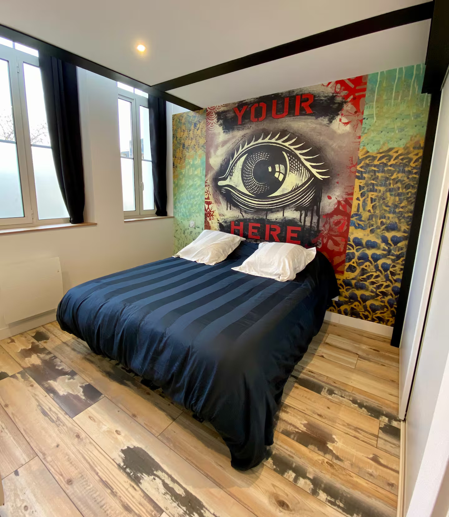 chambre décoration loft