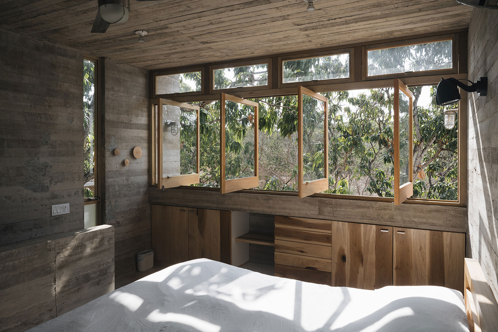 chambre casa Nu maison de plage en béton au Mexique au style minimaliste chambre casa Nu maison de plage en béton au Mexique au style minimaliste