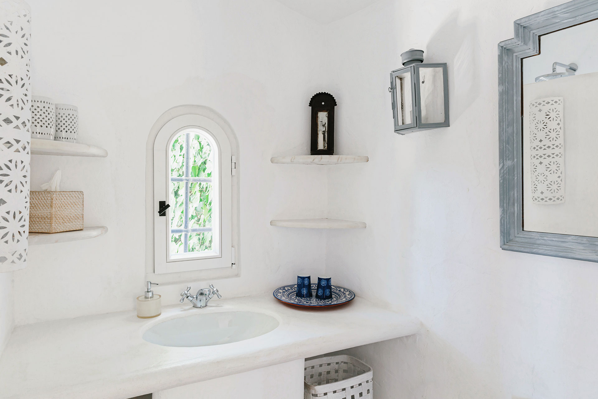 rustic chic decor bathroom Monte da Palmeira