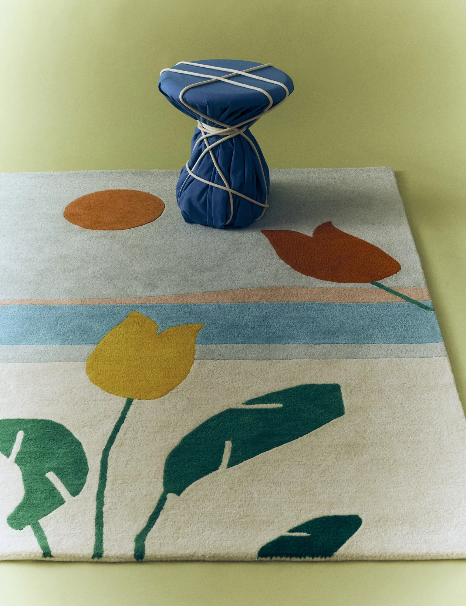 tapis laine fleuri collection Monoprix x Ben Arpéa tapis laine fleuri collection Monoprix x Ben Arpéa