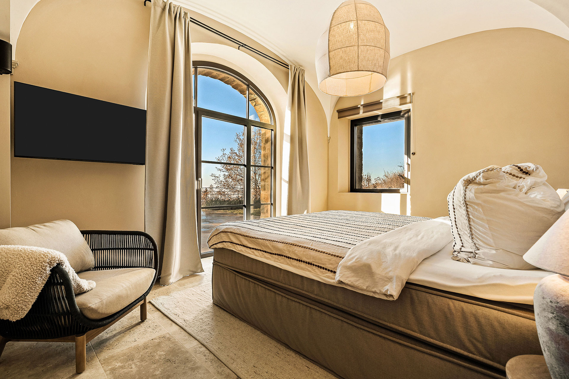 chambre avec fenêtre cintrée La Torre Umbria chambre avec fenêtre cintrée La Torre Umbria