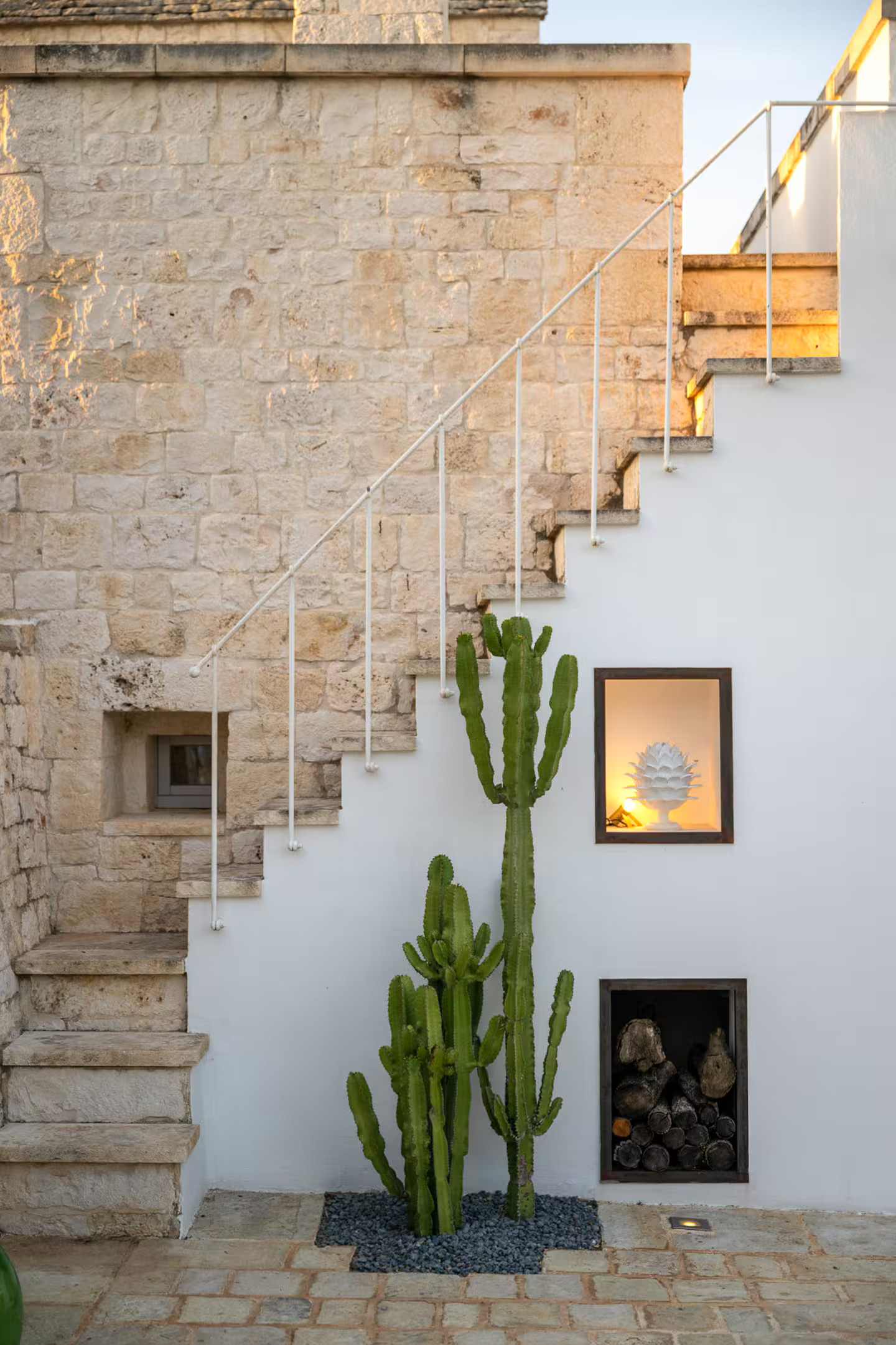 stairs house in Puglia with pool Villa Coki