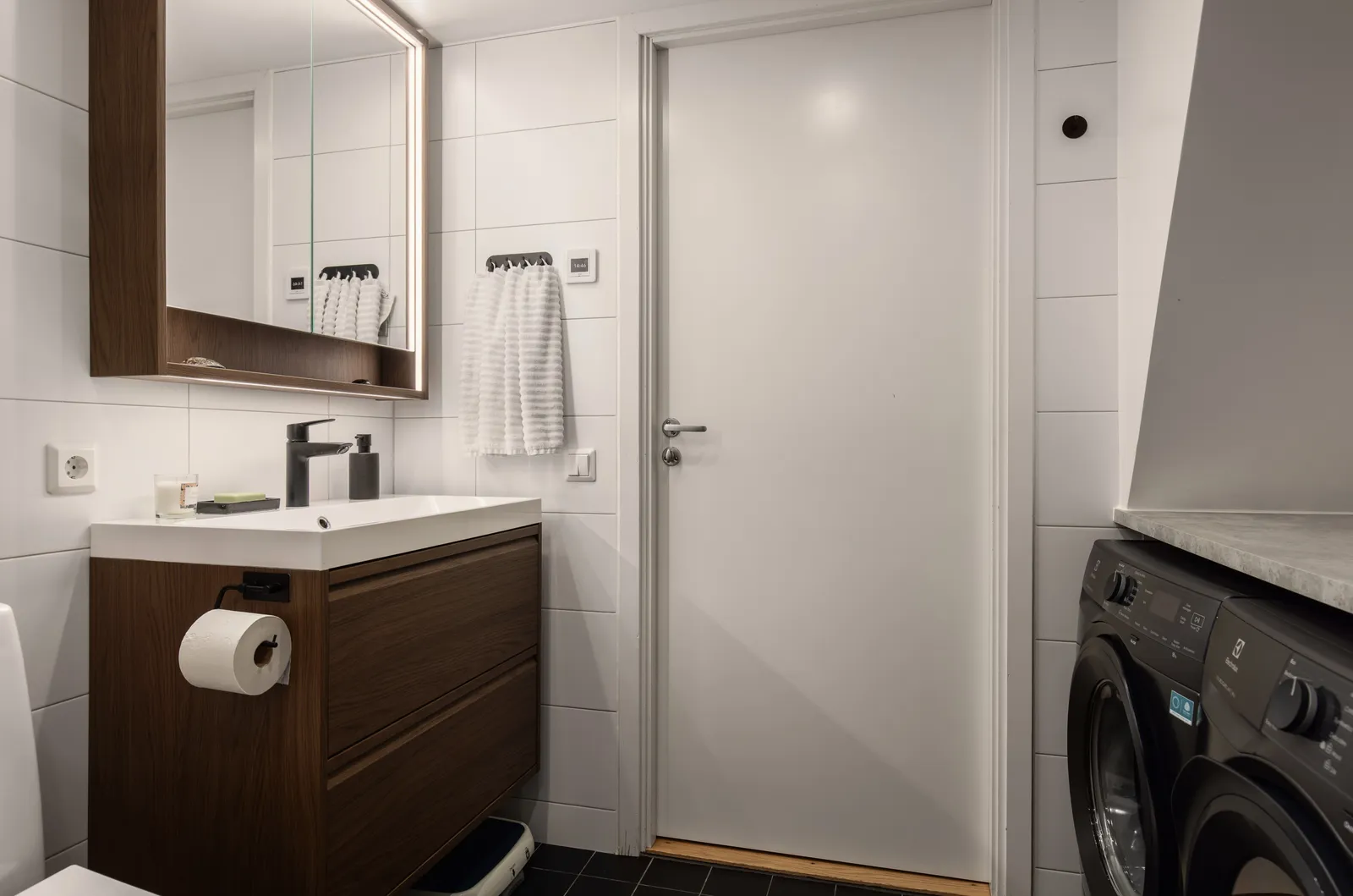 salle de bain moderne appartement 54m2
