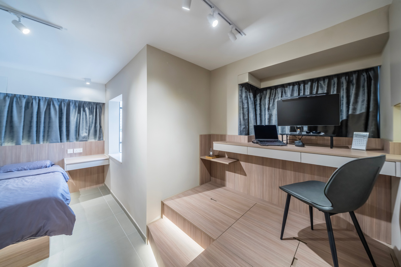 chambre avec espace bureau sur estrade chambre avec espace bureau sur estrade