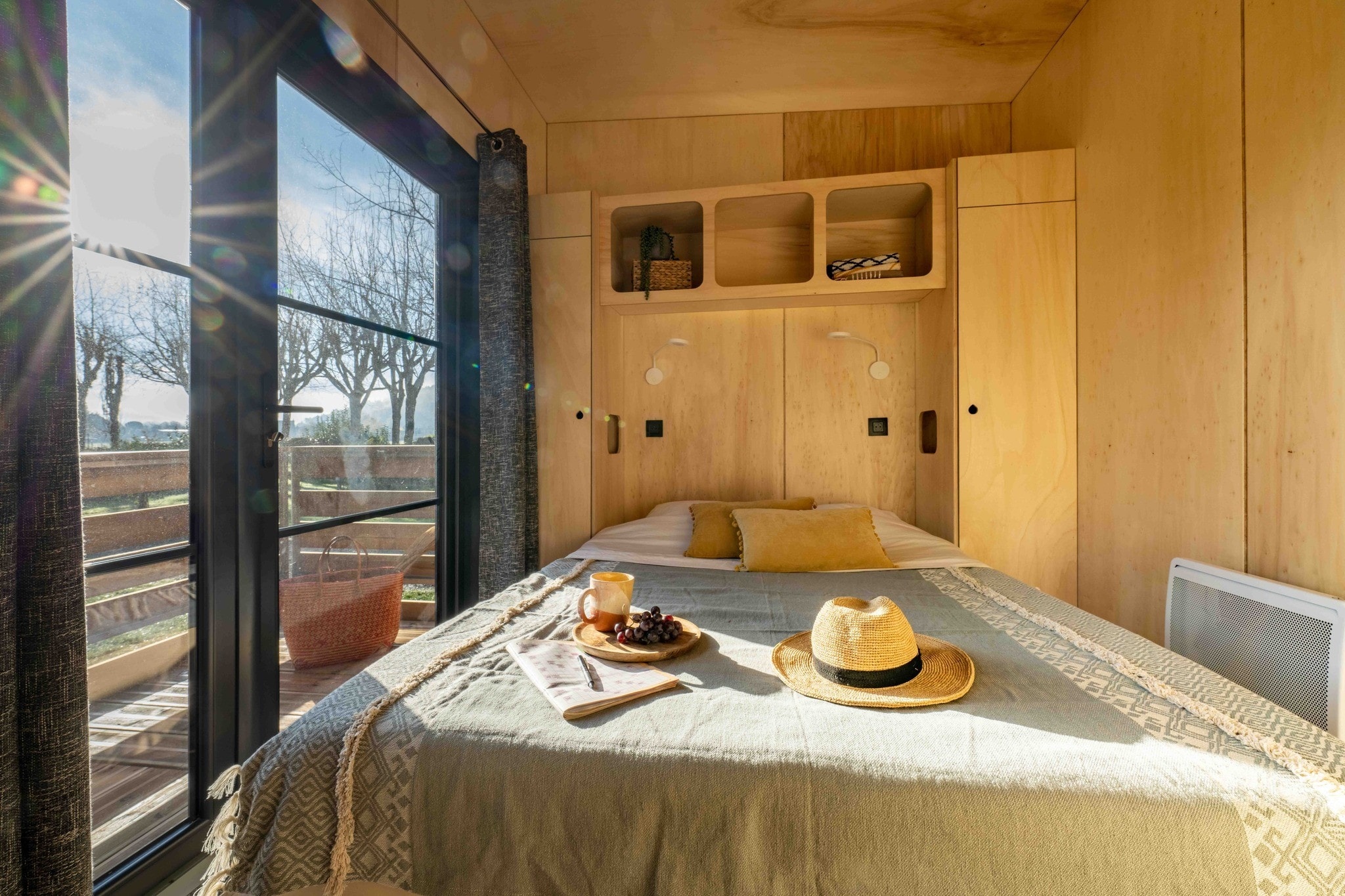bedroom with cupboards wooden walls bedroom with cupboards wooden walls