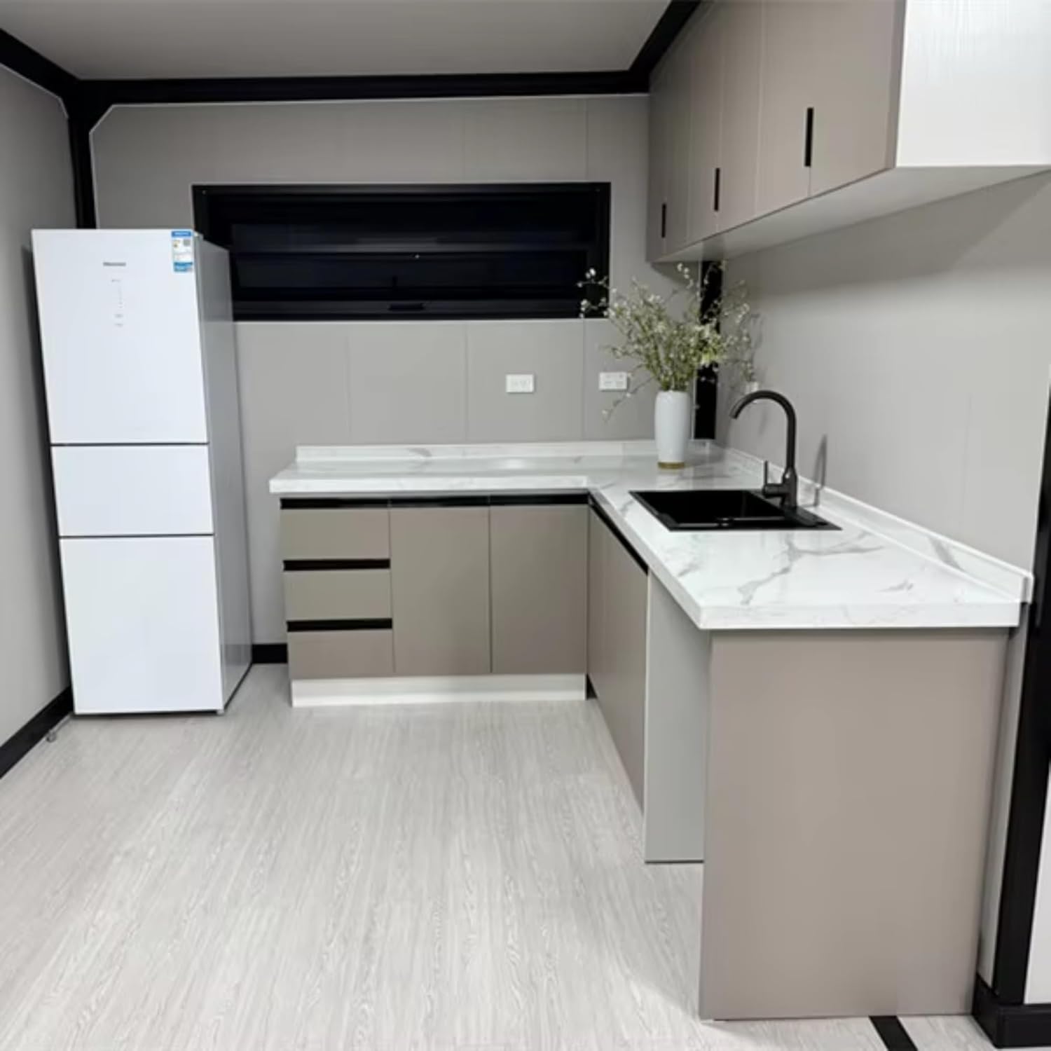 cuisine Maison préfabriquée à deux niveaux  Amazon