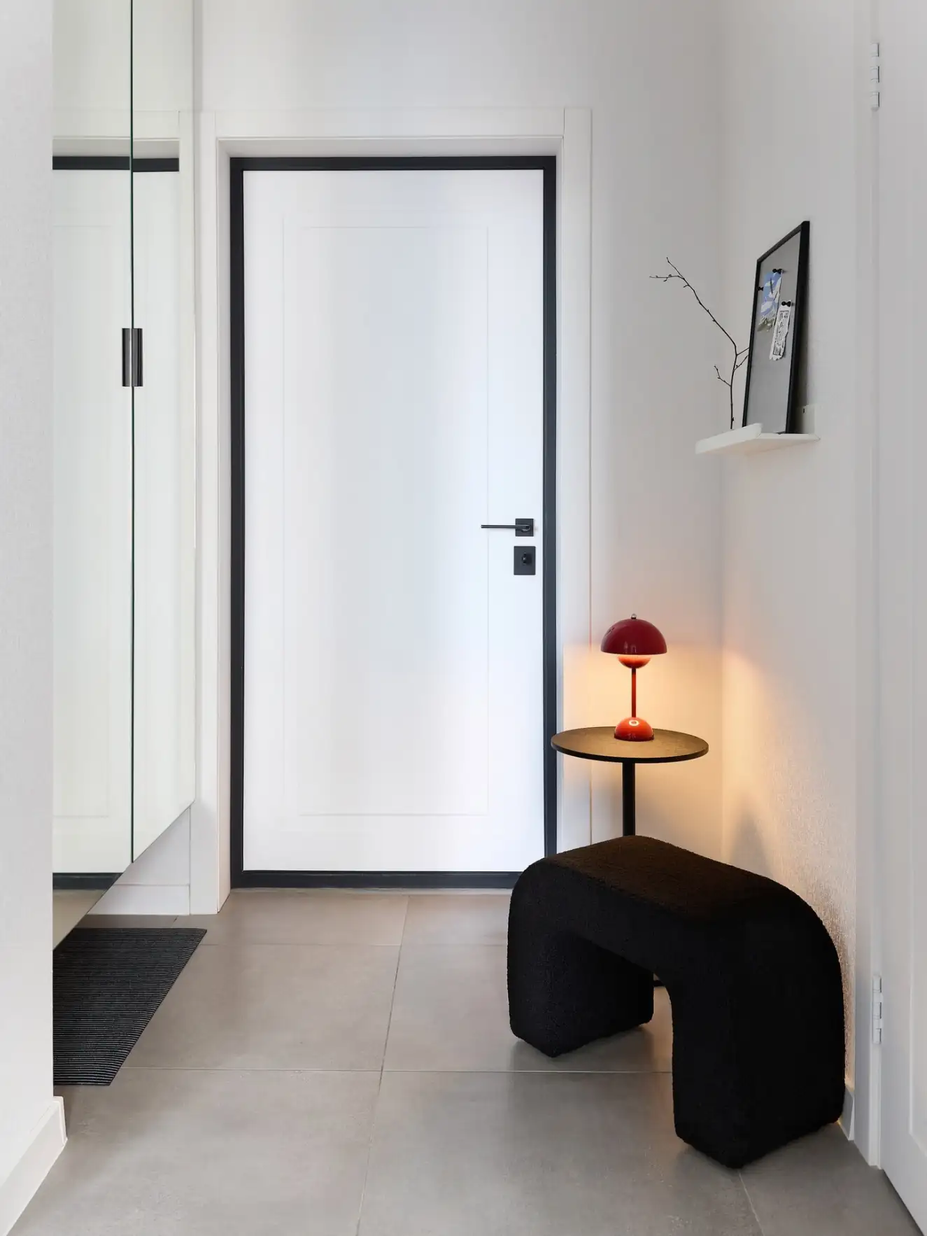 entrée noire et blanche design entrée noire et blanche design