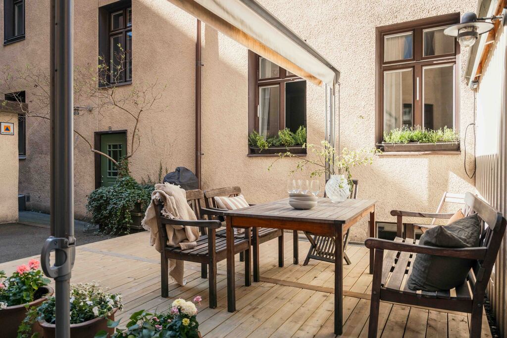 terrasse dans cour d terrasse dans cour d'immeuble
