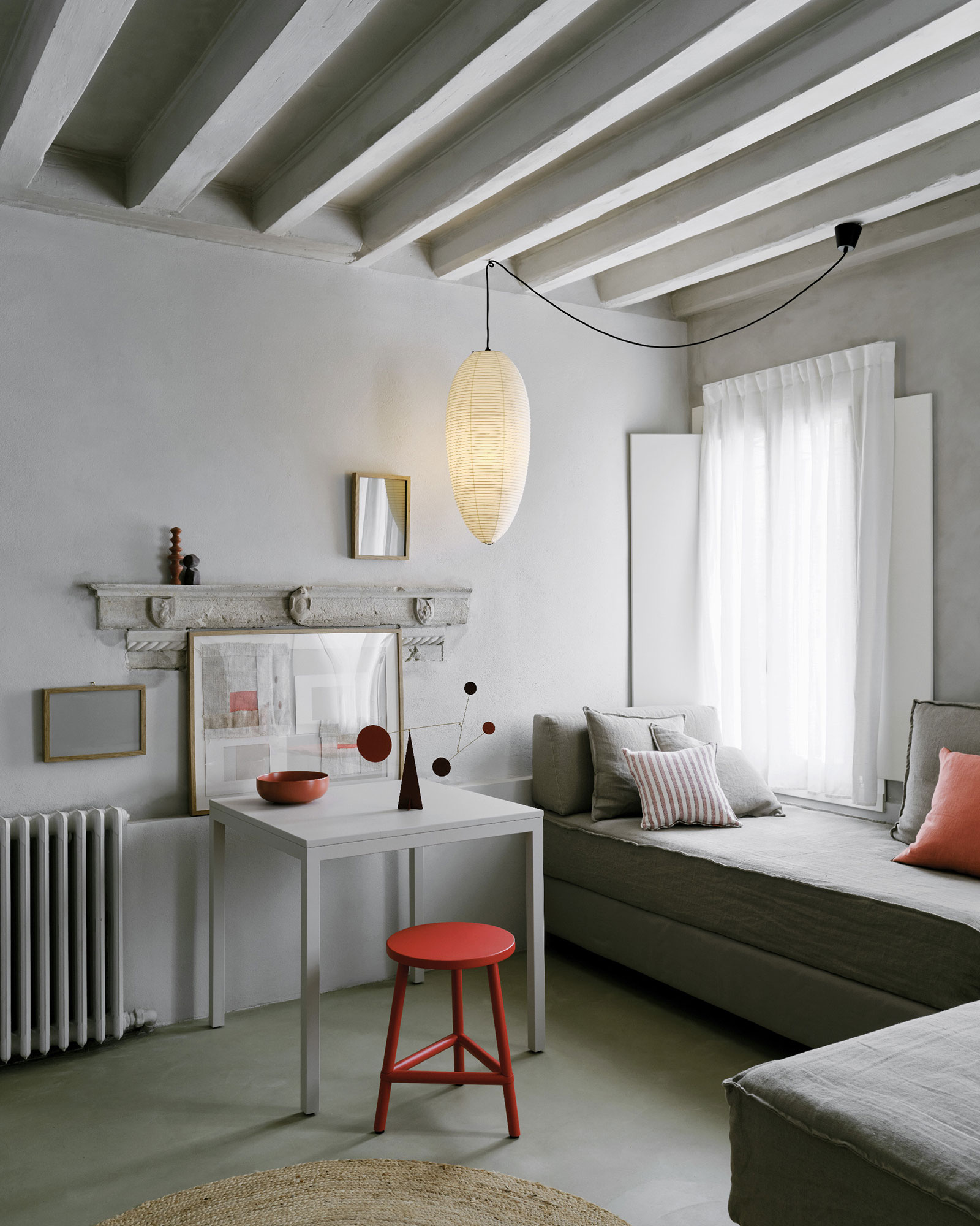 children bedroom with beams Casa della Sensa children bedroom with beams Casa della Sensa