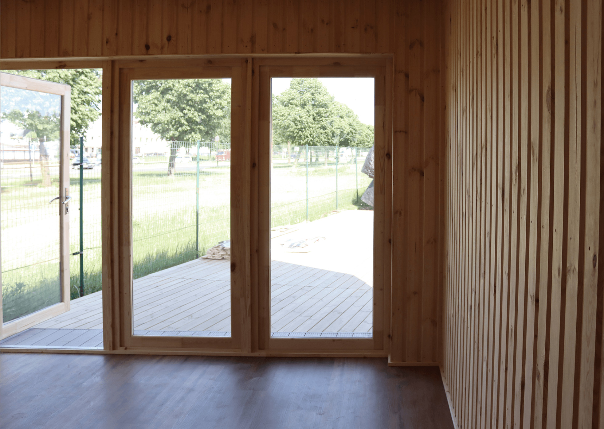intérieur bois petite maison en kit de 29m2 modèle Perpignan Chalet Pro livrable en France