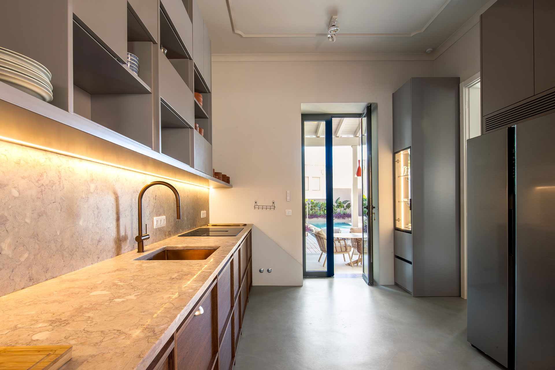 cuisine bois design décoration contemporaine Casa Dima Algarve cuisine bois design décoration contemporaine Casa Dima Algarve