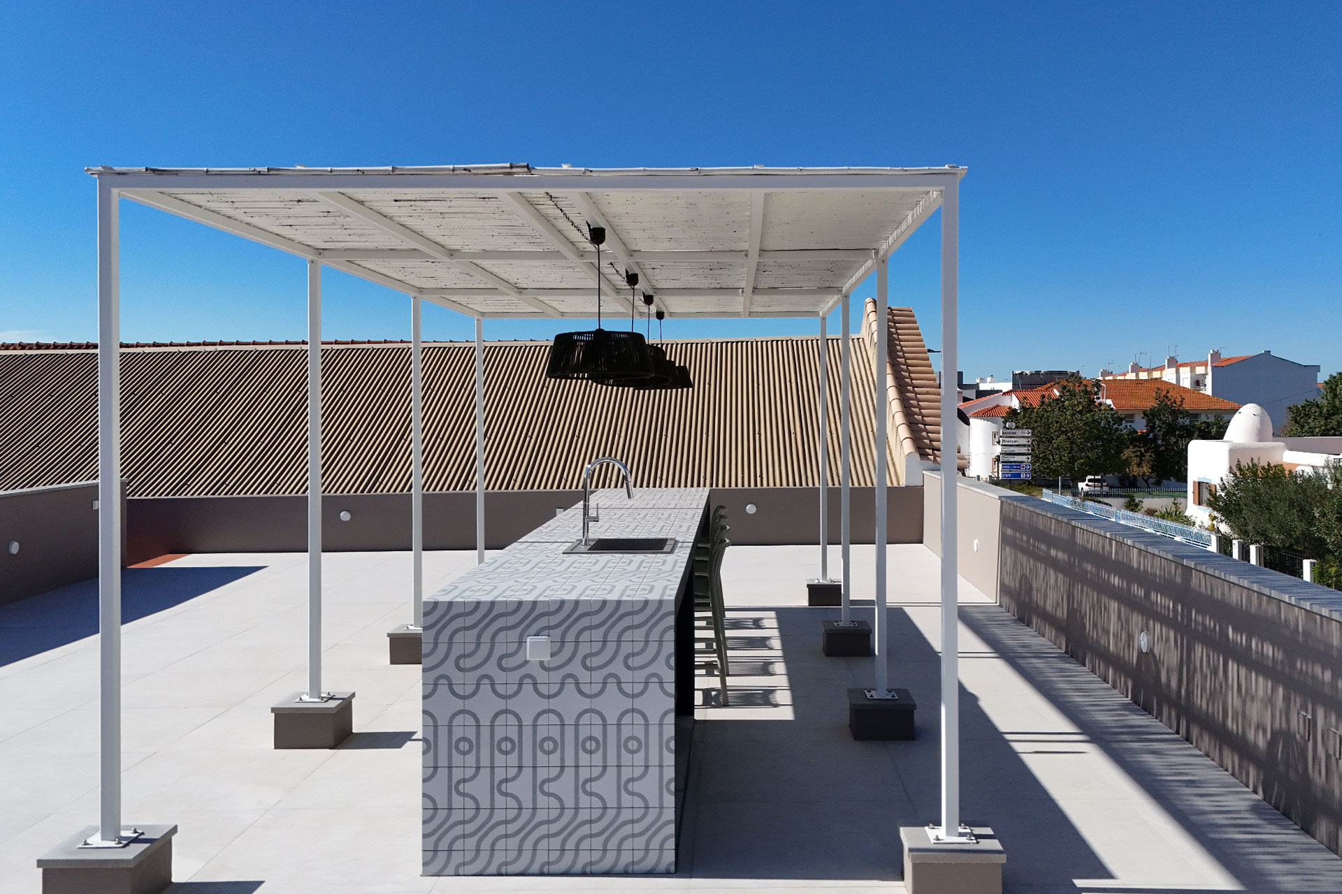 terrasse avec pergola Casa Dima Algarve terrasse avec pergola Casa Dima Algarve