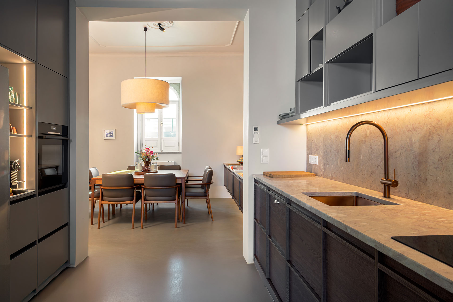 cuisine bois design décoration contemporaine Casa Dima Algarve cuisine bois design décoration contemporaine Casa Dima Algarve