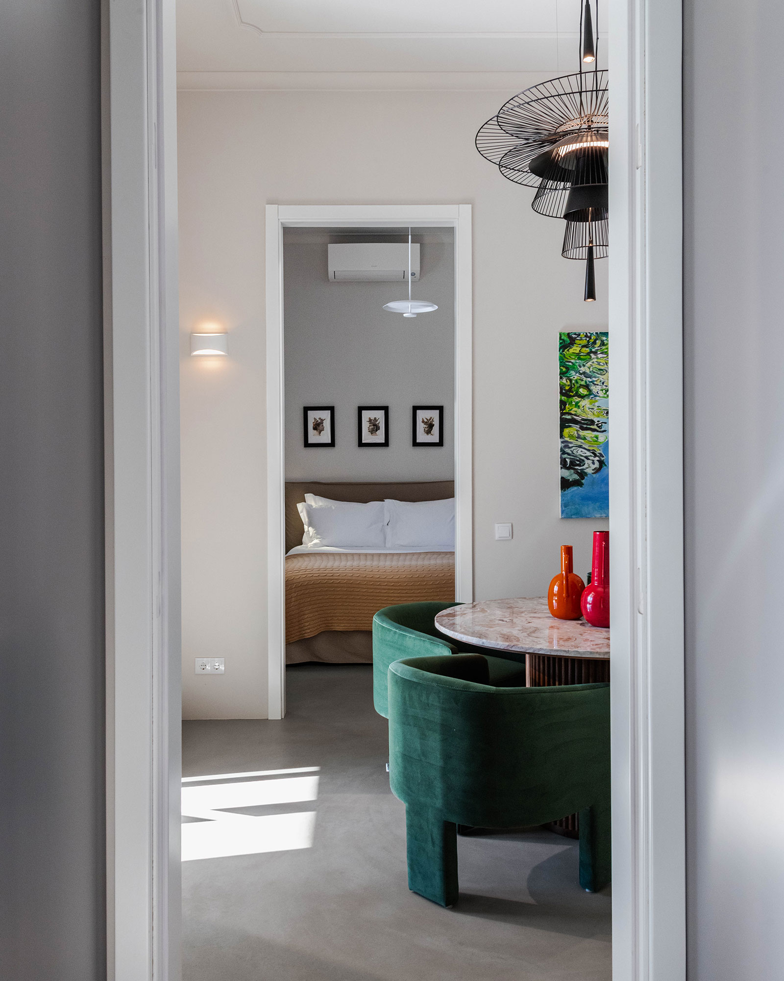 salon et chambre décoration contemporaine Casa Dima Algarve salon et chambre décoration contemporaine Casa Dima Algarve